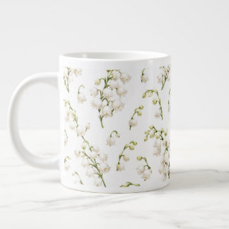 Grande Tasse Motif floral élégant de muguet