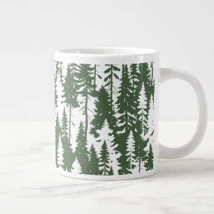 Grande Tasse Motif forestier