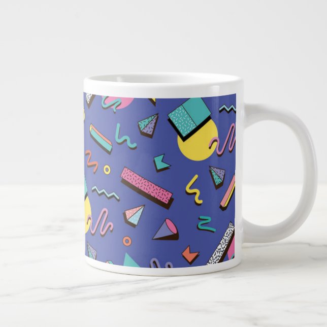 Grande Tasse Motif géométrique rétro (Droite)