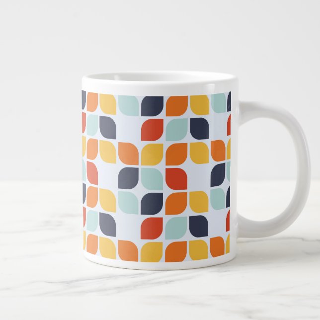 Grande Tasse Motif géométrique Vintage (Droite)