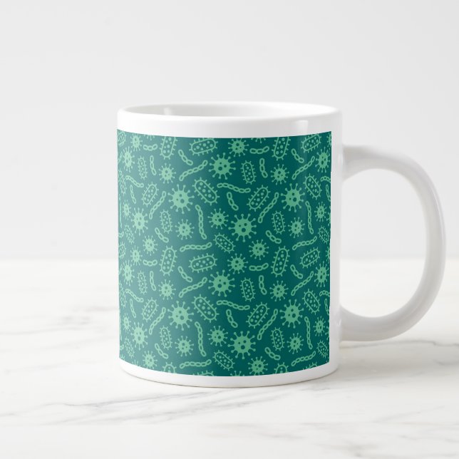 Grande Tasse Motif Green Microbes (Droite)