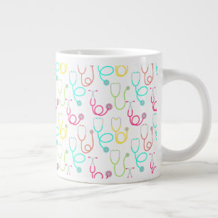 Grande Tasse Motif néo-stéthoscope