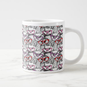Grande Tasse Motif Owl Eyeglasses