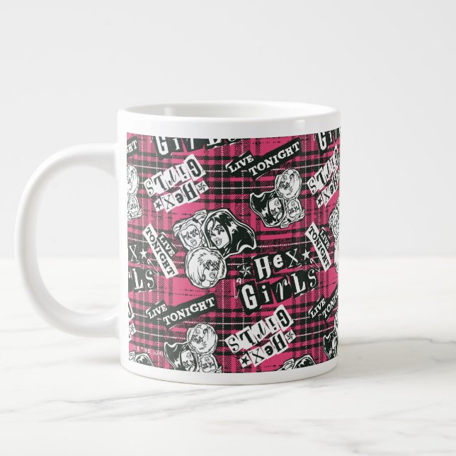 Grande Tasse Motif Plaid Des Filles Hex (Gauche)