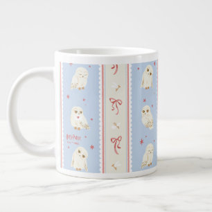 Grande Tasse Motif rayé de la Poste aux hiboux Hedwige