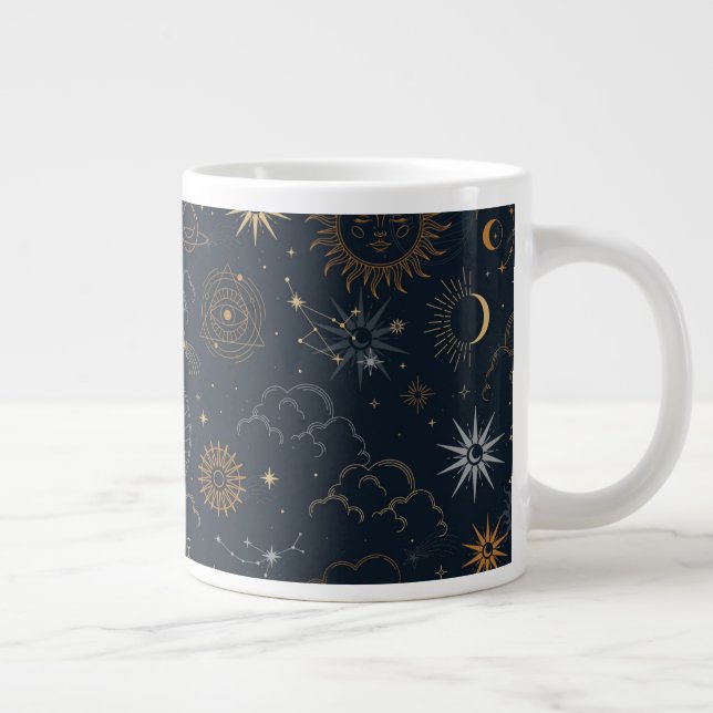 Grande Tasse Motif Stars & Planètes (Droite)