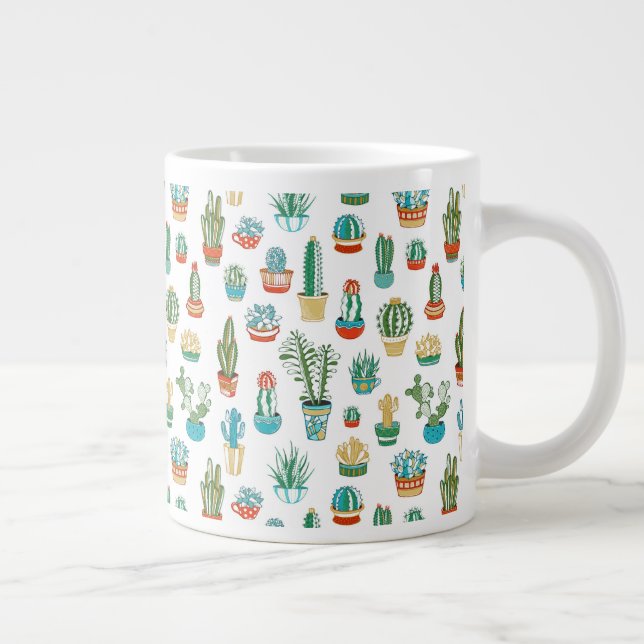 Grande Tasse Motif succulent (Droite)