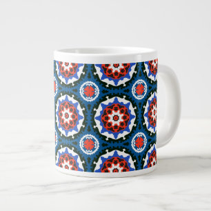 Grande Tasse Motif Suzani aux ornements audacieux