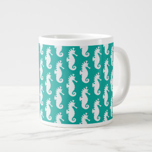Grande Tasse Motif Turquoise 1