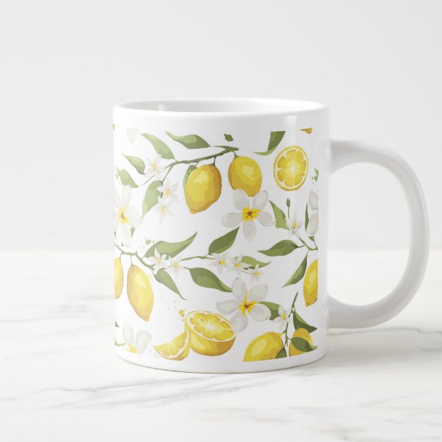 Grande Tasse Motif vintage Lemon Tree (Droite)
