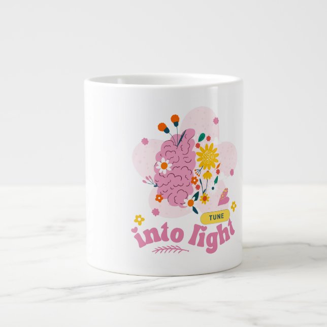 Grande Tasse Motivational Quote Mug Gift Set for Self-Love (Devant)