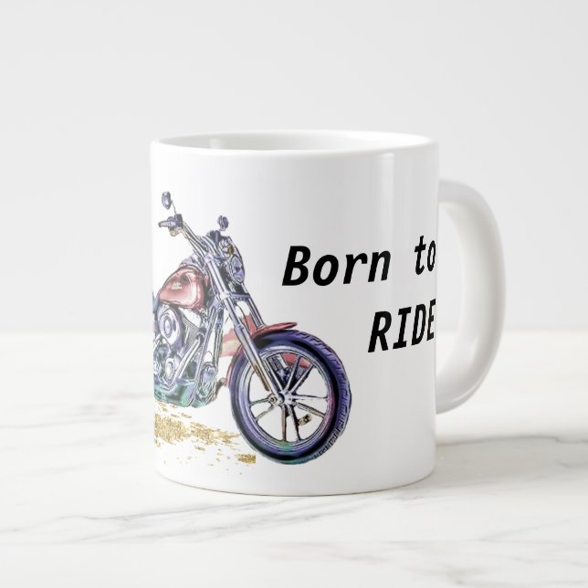 Grande Tasse Moto Spécial Mug (Devant droit)