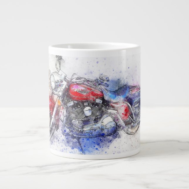 Grande Tasse Moto Spécial Mug (Devant)
