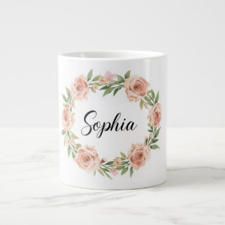 Grande Tasse Mug à café Floral Sophia