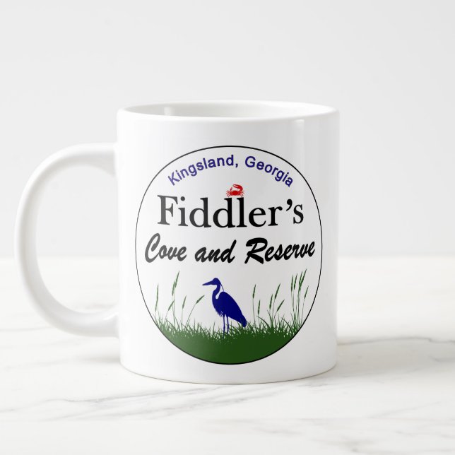 Grande Tasse Mug à café Jumbo de Fiddler (Gauche)