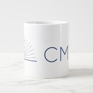 Grande Tasse Mug à café Jumbo du CMEC - 20 oz, blanc avec marin