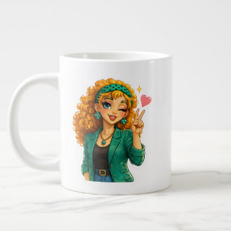 Grande Tasse Mug à café mignon – Parfait pour les gorgées quoti
