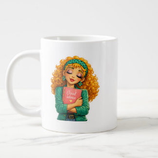 Grande Tasse Mug à café mignon – Parfait pour les gorgées quoti