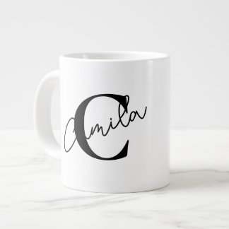 Grande Tasse Mug à café personnalisé avec nom