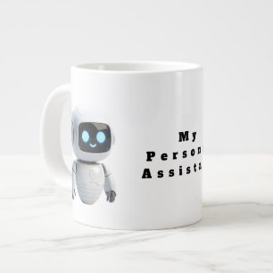 Grande Tasse Mug à café Robot IA Mignon - Technologie Inspirant