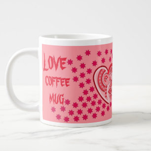GRANDE TASSE MUG AMOUR CAFÉ CHAUD