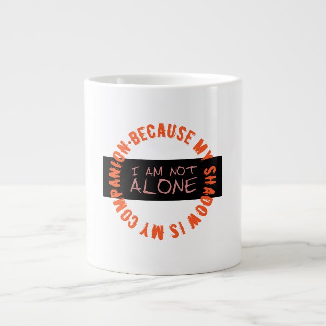 Grande Tasse Mug avec une citation (Devant)