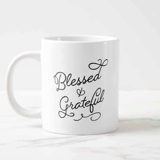 Grande Tasse Mug béni et gracieux (20oz) (Gauche)