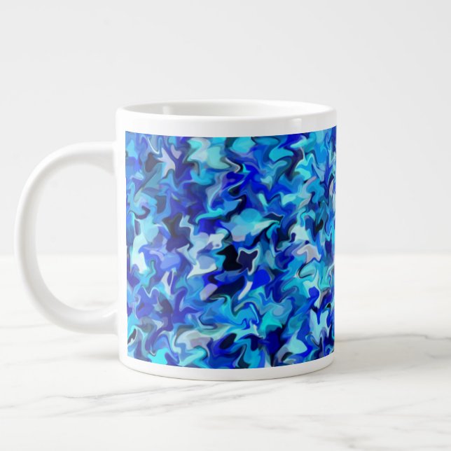 Grande Tasse Mug Blue Swirl 20oz (Gauche)