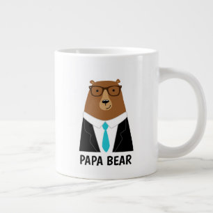 Grande Tasse Mug cadeau de la fête des pères Ourson Papa Mignon
