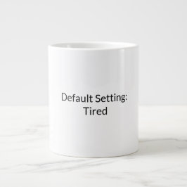 Grande Tasse Mug café en mode fatigué