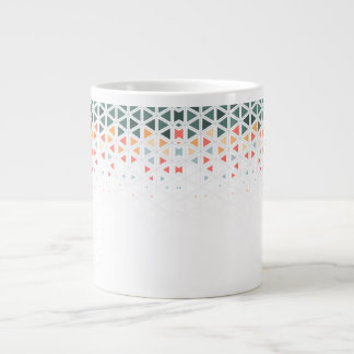 Grande Tasse Mug Céramique Motif Isogrid Triangles