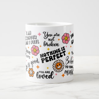 Grande Tasse Mug Citations Santé Mentale Positive