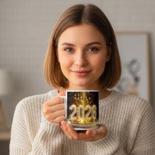 Grande Tasse Mug de café Bonne année 2026
