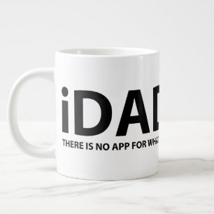 Grande Tasse Mug de café "iDAD" 20oz