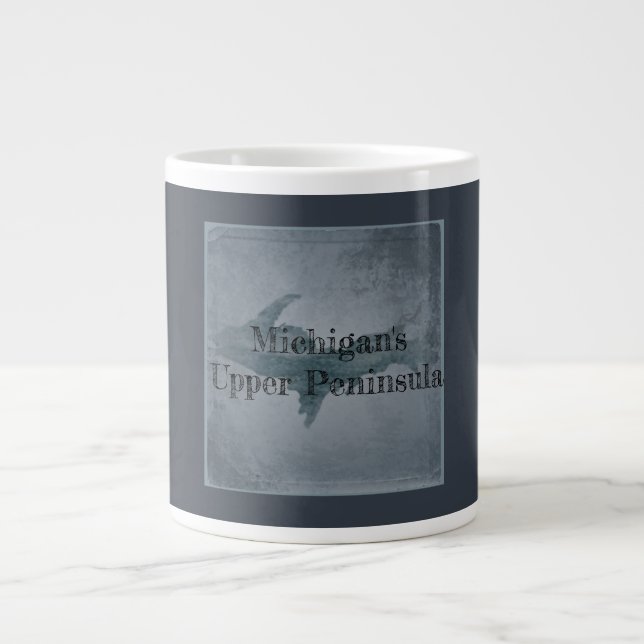 Grande Tasse Mug de la péninsule supérieure du Michigan (Devant)