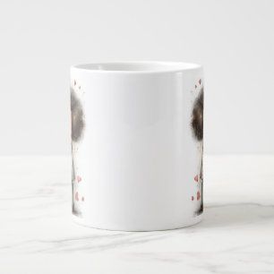 Grande Tasse Mug de la Saint-Valentin – Premier baiser Douce Ro