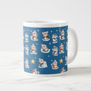Grande Tasse Mug de Noël pingouin mignon