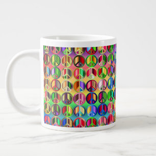 Grande Tasse Mug de paix psychédélique