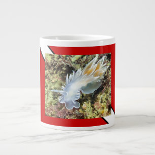 Grande Tasse Mug de plongée avec Drapeau de plongée et Nudibran