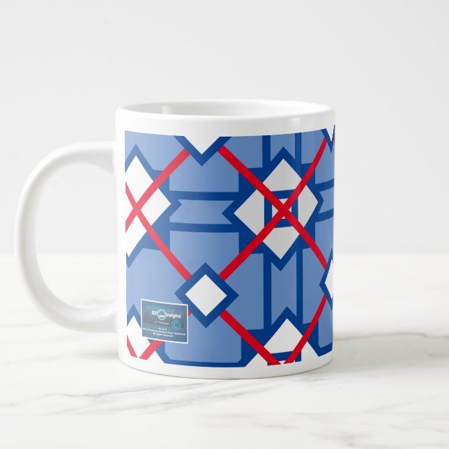 Grande Tasse Mug de spécialité (Croix-Rouge) RFPMDesigns ©️ 202 (Gauche)