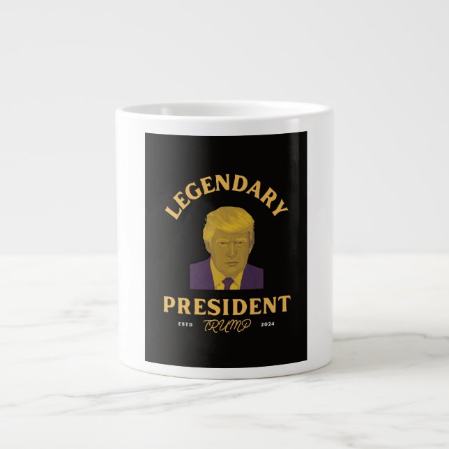 Grande Tasse Mug de spécialité légendaire du président (Devant)