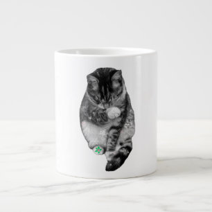 Grande Tasse Mug de vacances Patte givré