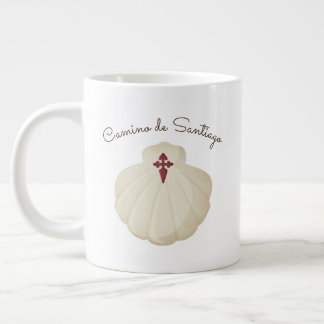 Grande Tasse Mug Dessin Pèlerinage de Saint-Jacques