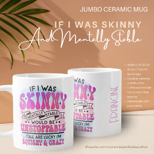 Grande Tasse Mug en céramique géant mince et mentalement stable