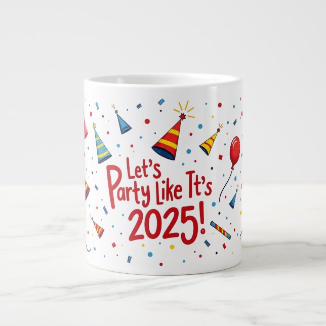 Grande Tasse Mug Fête des feux d'artifice (Devant)