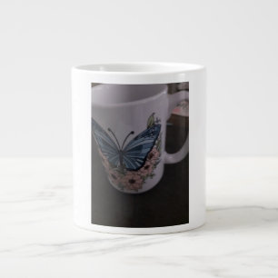 Grande Tasse mug fleur papillon