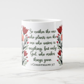 Grande Tasse Mug Floral Chrétien