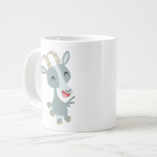 Grande Tasse Mug géant Chèvre sautillante dessin animé mignon