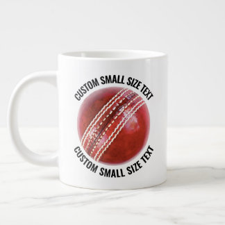 Grande Tasse Mug Géant de Cricket avec Texte Personnalisé de Pe