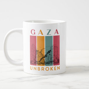 Grande Tasse Mug géant de solidarité avec la Palestine – Gaza i